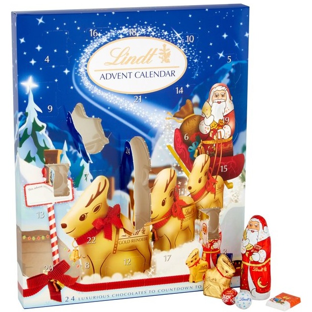 Lindt Lindt Blue Milk Chocolate Advent Calendar 160g