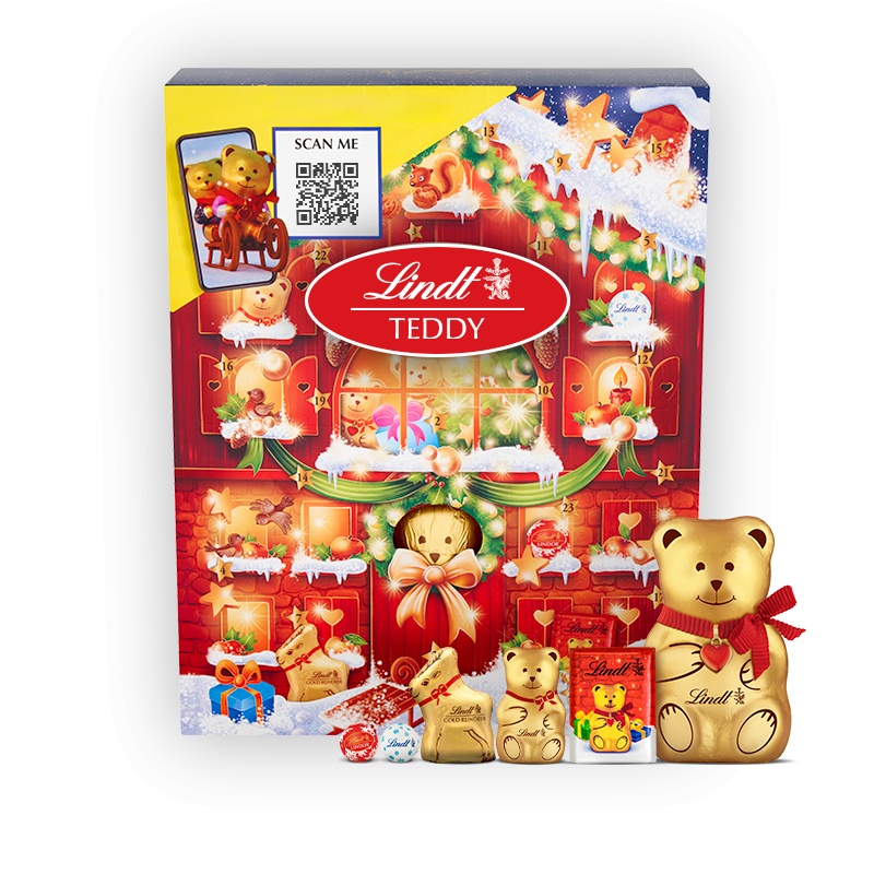 Lindt Lindt Teddy Augmented Reality Advent Calendar 250g