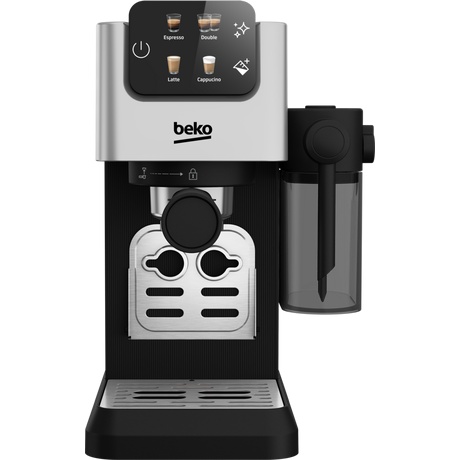 Beko CEP5304X Caffeexperto Manual Espresso With Integrated Milk Jug - Black