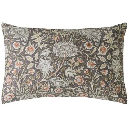 William Morris At Home Double Bough Pillowcase Pair - Heather