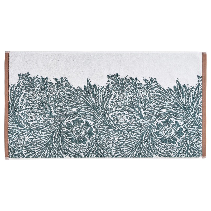 William Morris At Home Marigold Bath Mat - Mineral In Blue