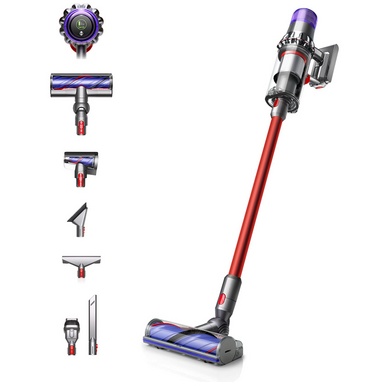 Dyson V11Extra Cordless Vacuum Cleaner - Nickel/Red