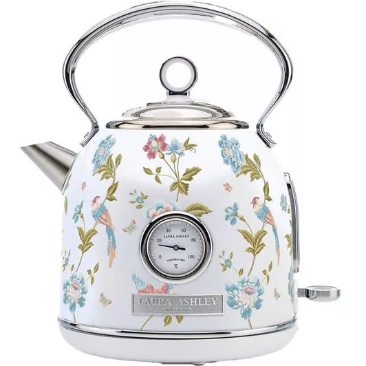 Laura Ashley VQSBPKK336LAEW 1.7L Dome Kettle - White