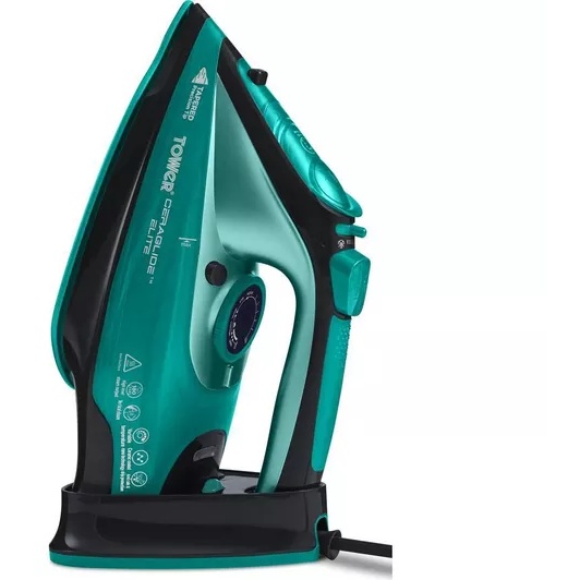 Tower T22008Tl 2400W Ceraglide Cord Cordless Iron - Teal