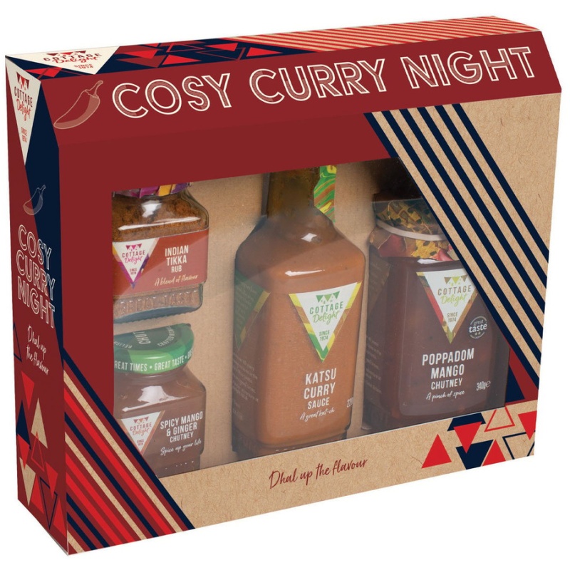 Cottage Delight Cottage Delight Cosy Curry Night Gift Set 495g + 220ml