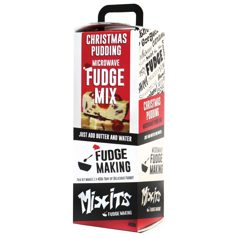 Cambridge Confectionery Co Mixits Fudge Kit - Christmas Pudding 400g