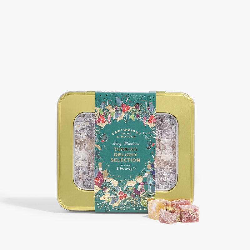 Cartwright & Butler Cartwright & Butler Turkish Delight Selection in Tin 250g