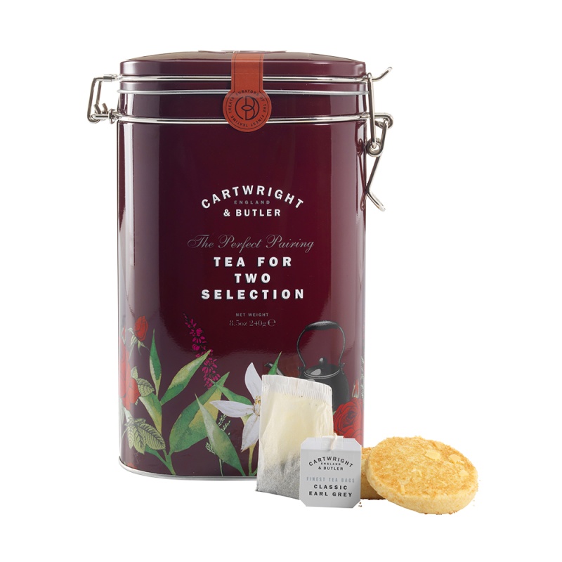 Cartwright & Butler Tea For Two With Almond Shortbread 240g