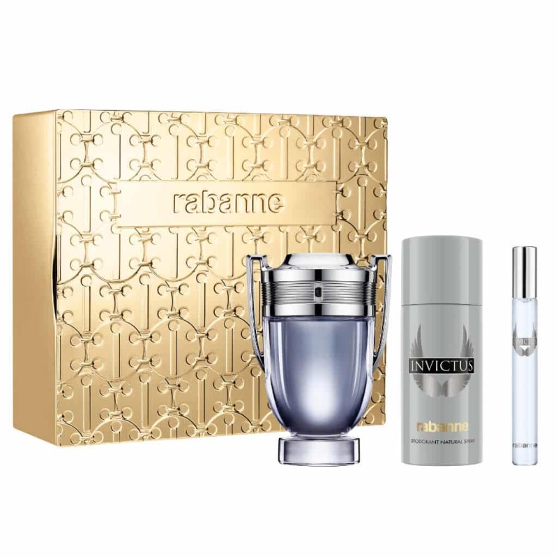 Paco Rabanne Rabanne Invictus Eau De Toilette 100ml Gift Set