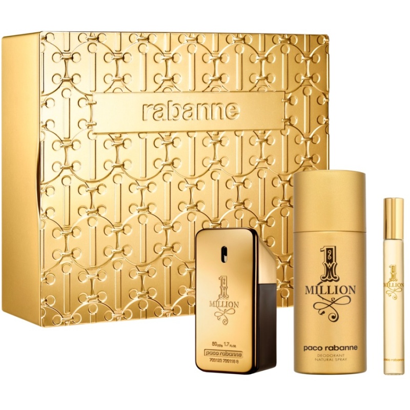 Paco Rabanne Rabanne 1 Million Eau De Toilette 50ml Gift Set