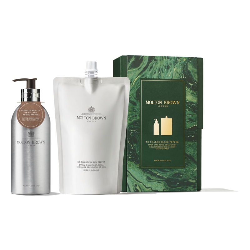 Molton Brown Molton Brown Re-Charge Black Pepper Body Care Refill Gift Set