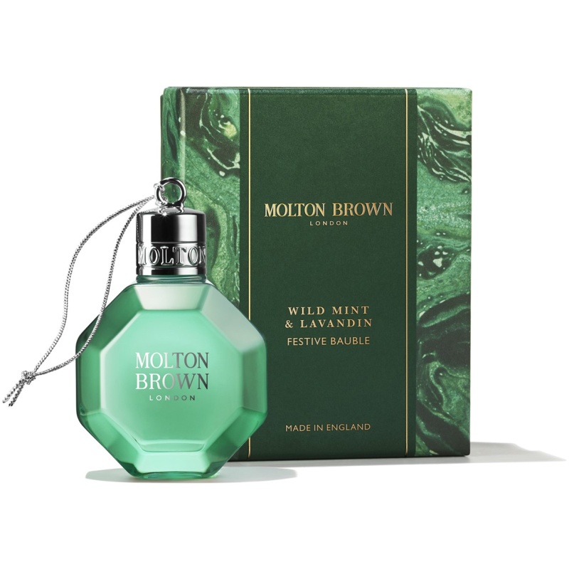 Molton Brown Molton Brown Wild Mint & Lavandin Festive Shower Gel Bauble 75ml