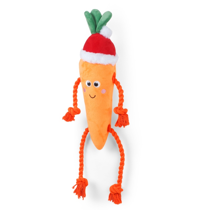 Zoon Santa Carrot Rope-Legs