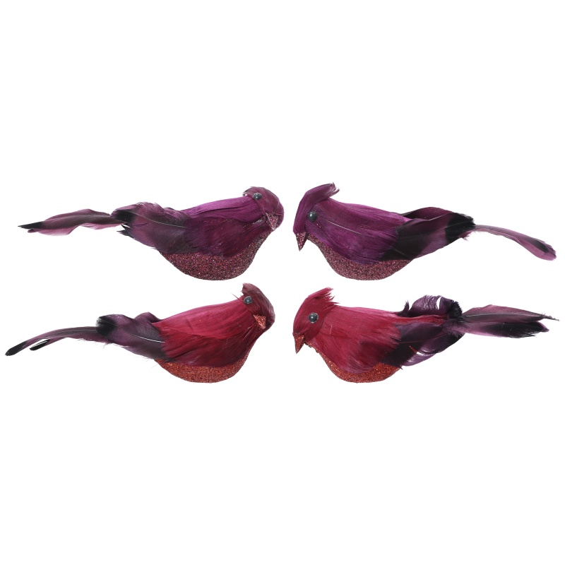 Decoris Decoris Bird on Clip 13cm (Assorted)