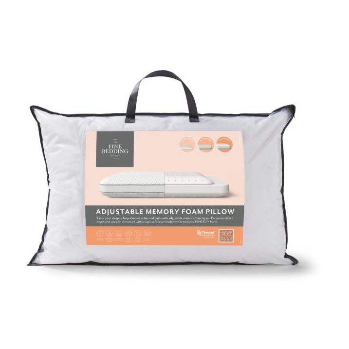 The Fine Bedding Company The Fine Bedding Company Adjustable Memory Foam Pillow