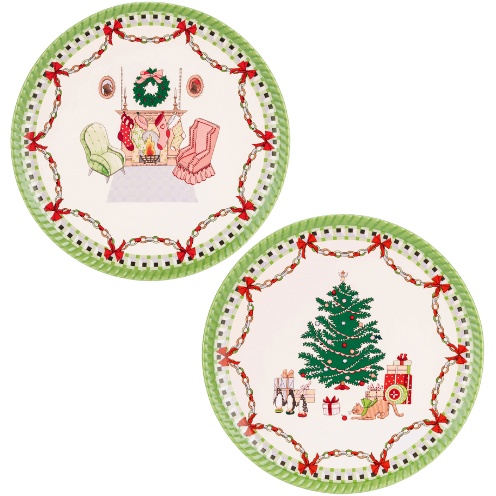 Cath Kidston Cath Kidston Christmas Side Plates Set of 2