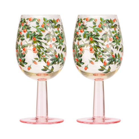 Cath Kidston Cath Kidston Christmas Wine Glasses Set of 2