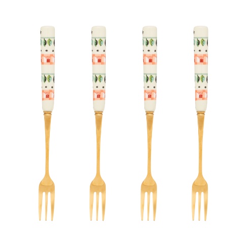 Cath Kidston Cath Kidston Christmas Cake Forks Set of 4