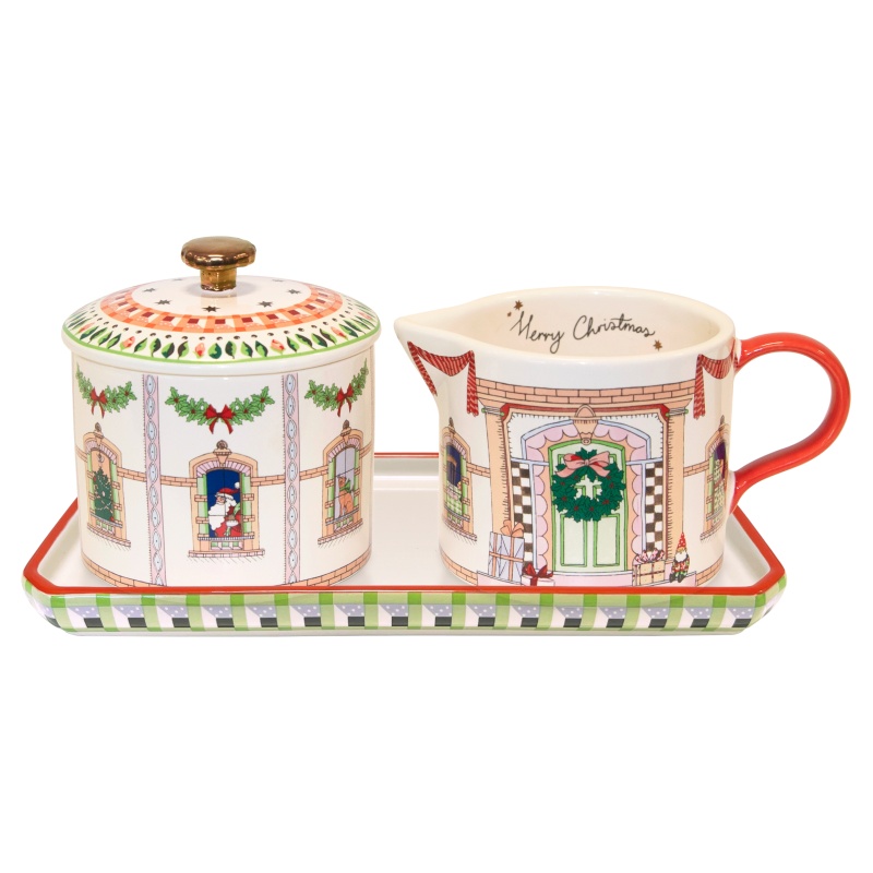 Cath Kidston Cath Kidston Christmas Sugar Pot & Jug Set