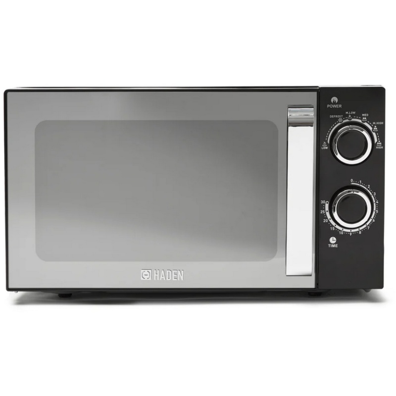 Haden Haden 207777 800W Solo Microwave With Mirror Door 20L - Black