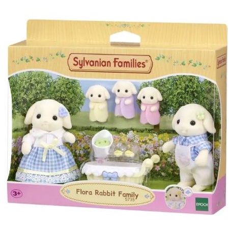 Sylvanian Families Flora Rabbit Family