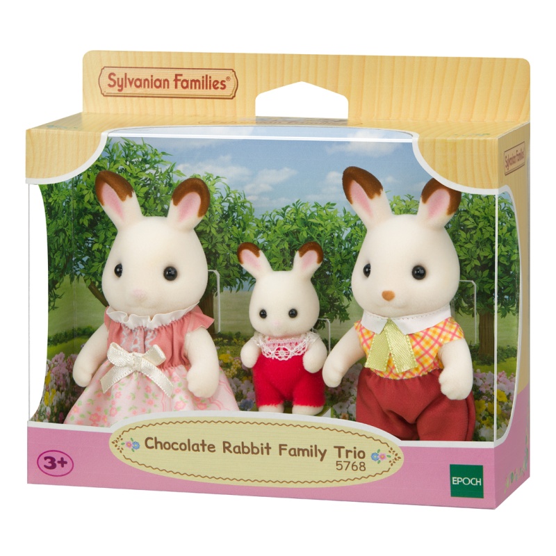 Sylvanian Families Chocolate Rabbit Family