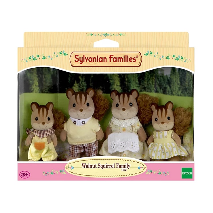 Sylvanian Families Walnut Squirrel Family