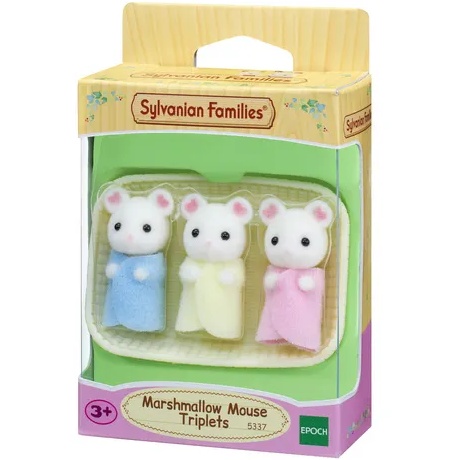 Sylvanian Families Marshmallow Mouse Triplets