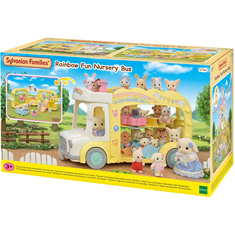 Sylvanian Families Rainbow Fun Nursery Bus