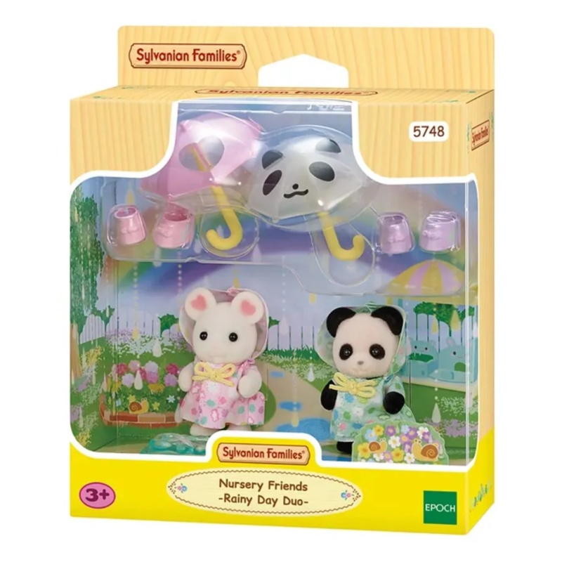 Sylvanian Families Nursery Friends - Rainy Day Duo