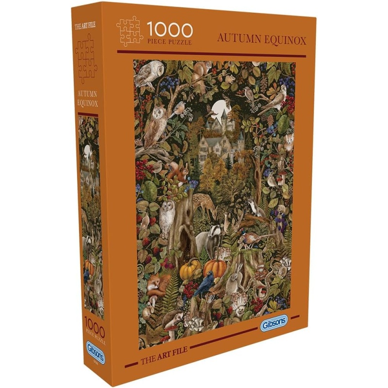 Gibsons The Art File: Autumn Equinox 1000 Piece Puzzle In Multi