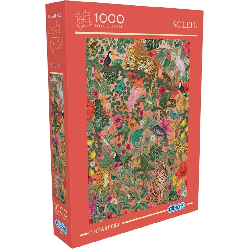 Gibsons The Art File: Soleil 1000 Piece Puzzle In Multi