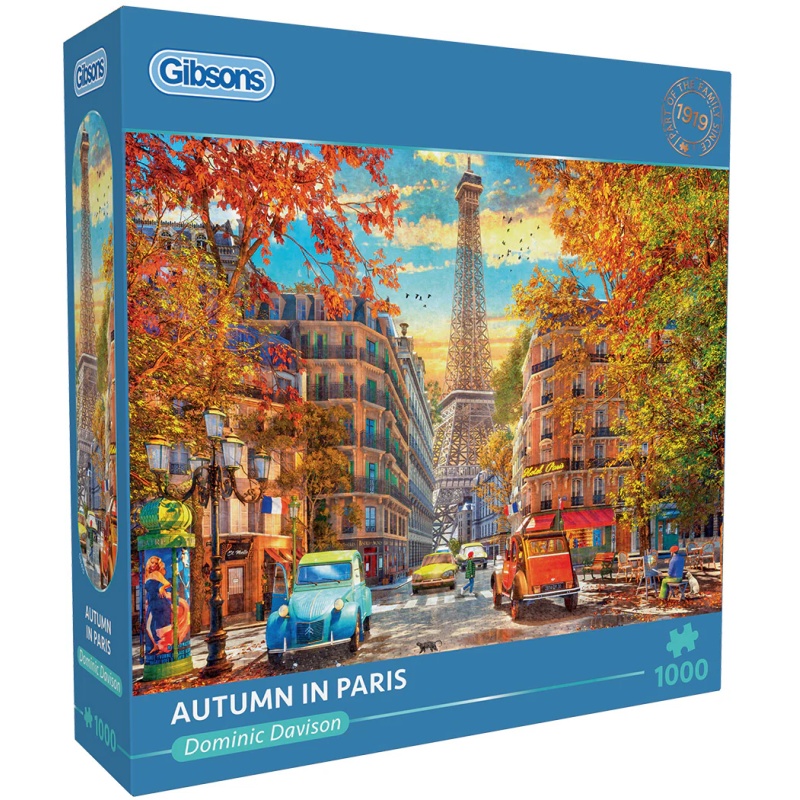 Gibsons Gibsons Autumn in Paris 1000 Piece Puzzle