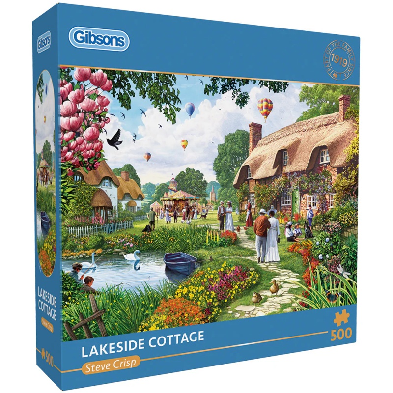 Gibsons Gibsons Lakeside Cottage 500 Piece Puzzle