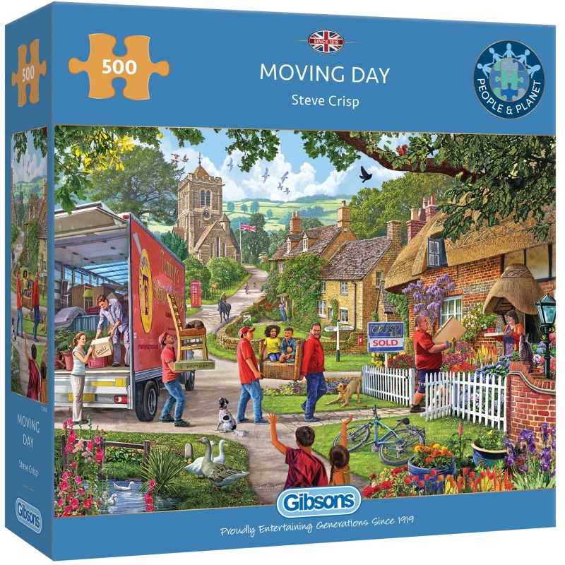 Gibsons Gibsons Moving Day 500 Piece Puzzle