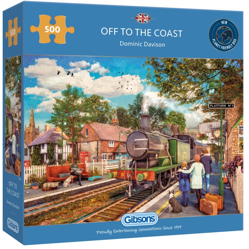 Gibsons Gibsons Off to the Coast 500 Piece Puzzle