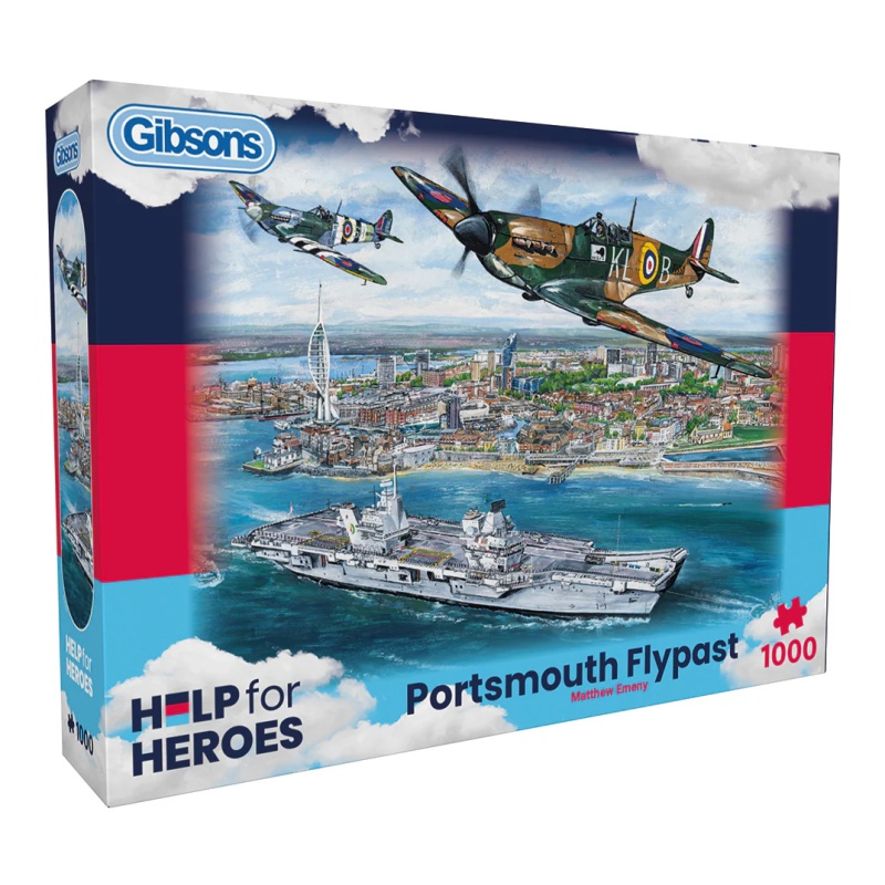 Gibsons Gibsons Portsmouth Flypast 1000 Piece Puzzle