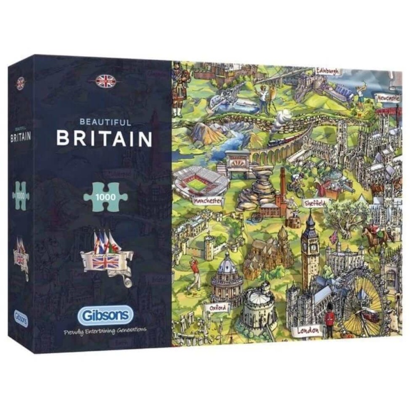 Gibsons Gibsons Beautiful Britain 1000 Piece Puzzle