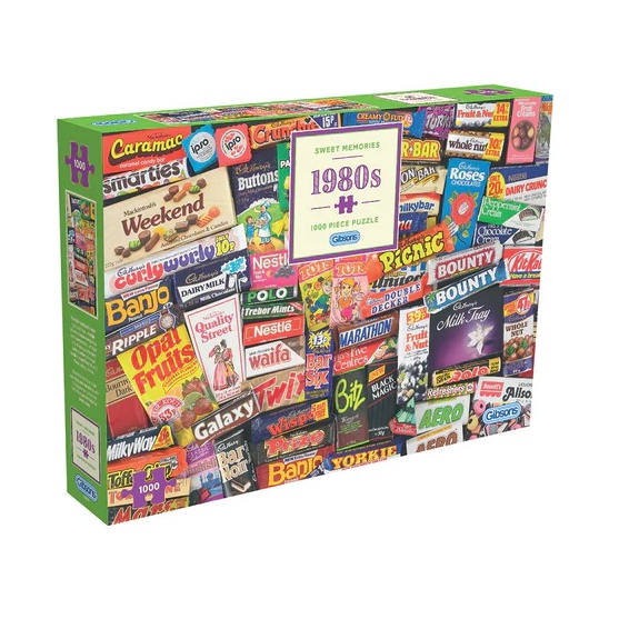 Gibsons Gibsons 1980s Sweet Memories 1000 Piece Puzzle