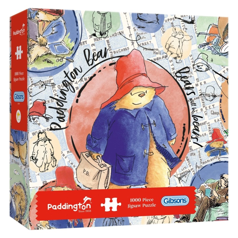 Gibsons Gibsons Paddington Bear 1000 Piece Puzzle