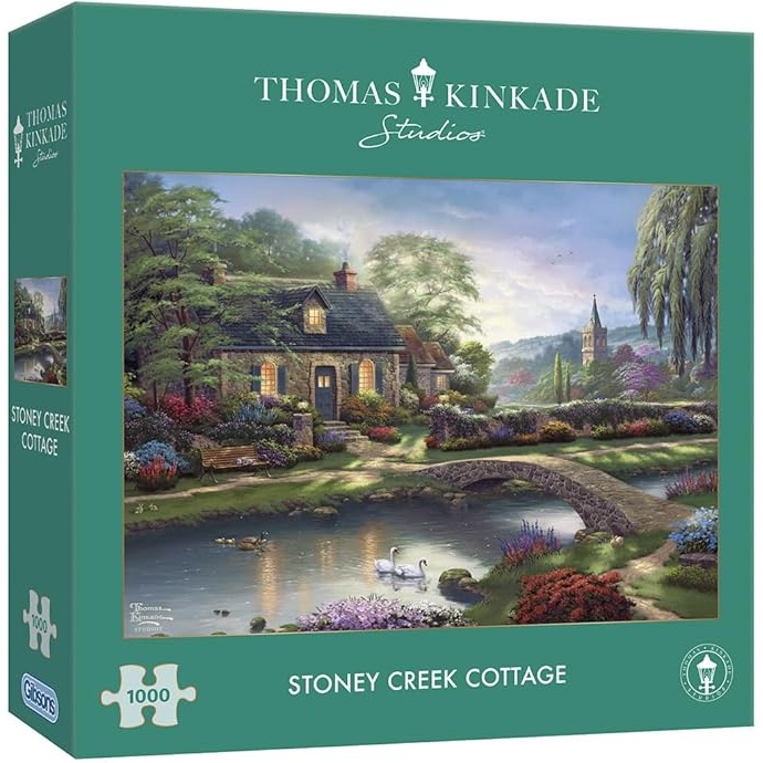 Gibsons Thomas Kinkade: Stoney Creek Cottage 1000 Piece Puzzle