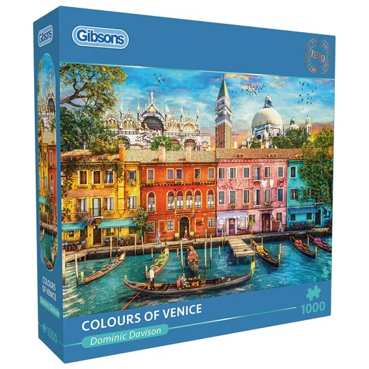 Gibsons Colours of Venice 1000 Piece Puzzle In Multi