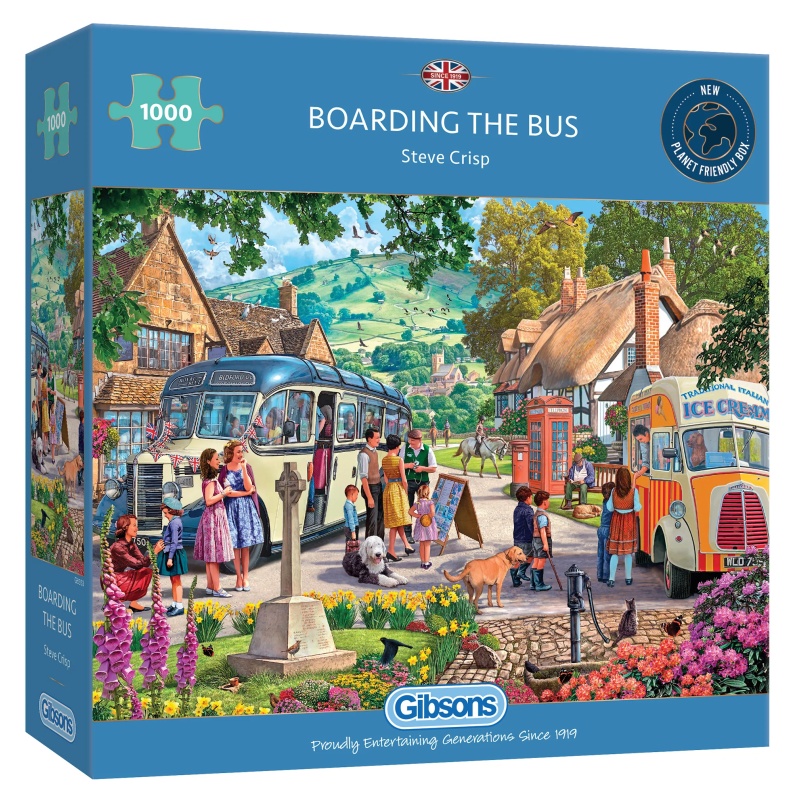 Gibsons Gibsons Boarding the Bus 1000 Piece Puzzle