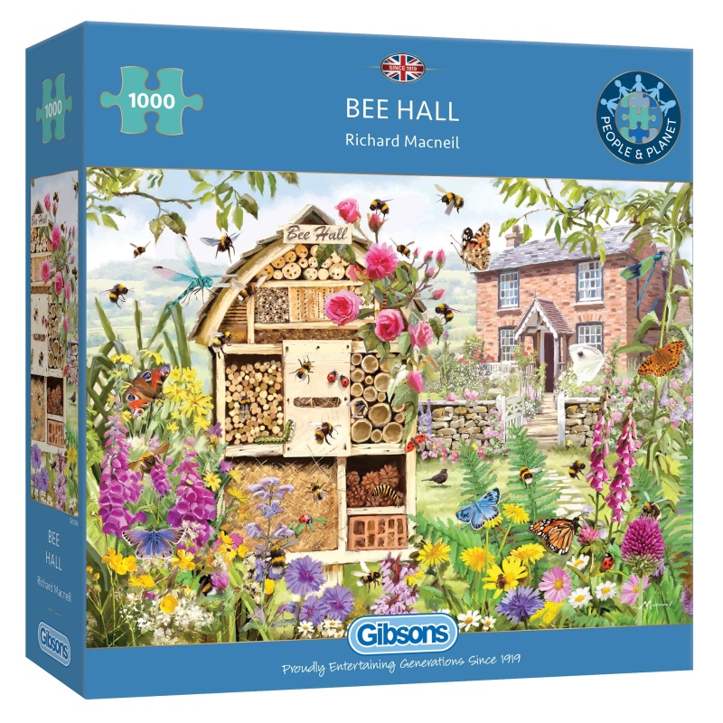 Gibsons Gibsons Bee Hall 1000 Piece Puzzle