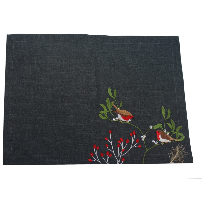 Peggy Wilkins Winter Robins Placemat