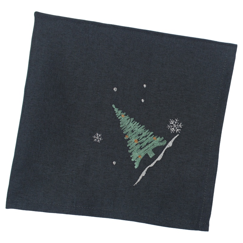 Peggy Wilkins Peggy Wilkins Magical Woodland Napkin 45cm - Pewter