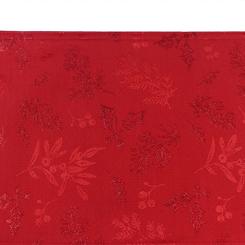 Peggy Wilkins Peggy Wilkins Winter Hedgerow Tablecloth 170x250cm - Red