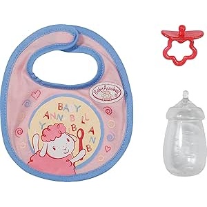 Baby Annabell Little Feeding Set 36cm In Pink/Blue