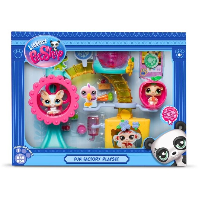 Bandai Littlest Pet Shop Fun Factory Playset