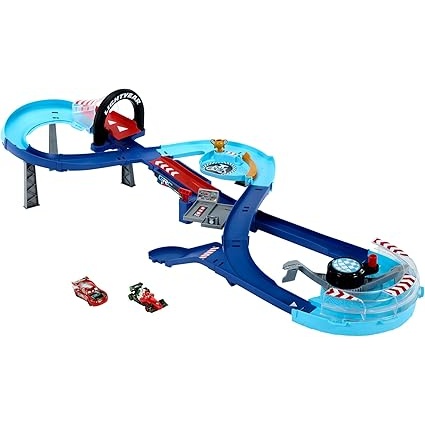 Disney Cars Jumping Raceway Playset